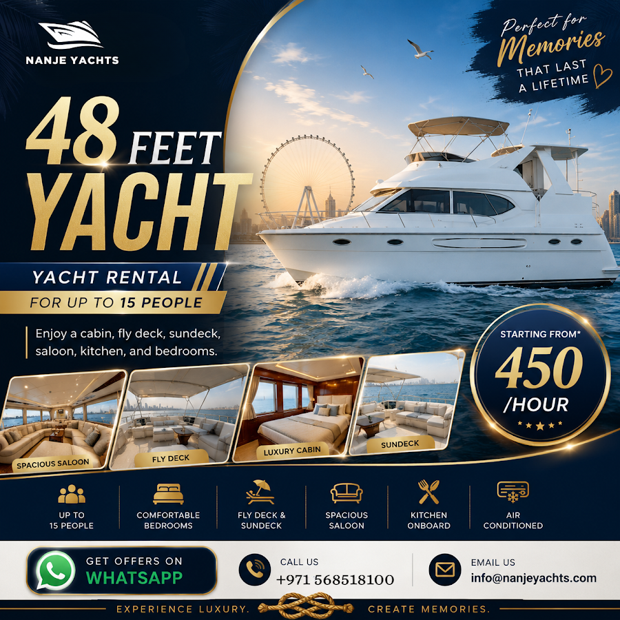 Nanje Yachts Dubai - Yacht Rental & Charter Boat Dubai — photo 4
